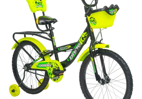 Drag 20T Black Steel Single Speed Caliper Brake (6-8 Years)