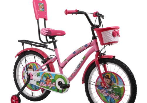KROSS Blue Bell 20T Kids Bicycle – Pink | Steel Frame, Alloy Rims & Comfortable Saddle | 6–9 Years