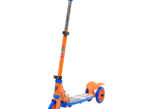 Kidjoy SX-1 PRO Kids Scooter | Adjustable Handle, Rear Brake & Non-LED Wheels (4–5 Yrs)-Orange