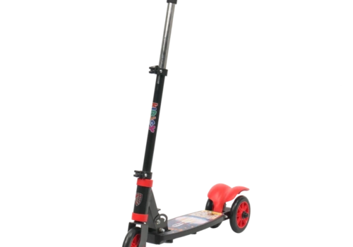 Kidjoy SX-1 PRO Kids Scooter | Adjustable Handle, Rear Brake & Non-LED Wheels (4–5 Yrs)-Black