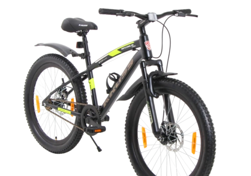 Kross Maximus Pro 24T MTB Cycle – 24" Tyres, Suspension Fork, Single Speed, Dual Disc (Black)