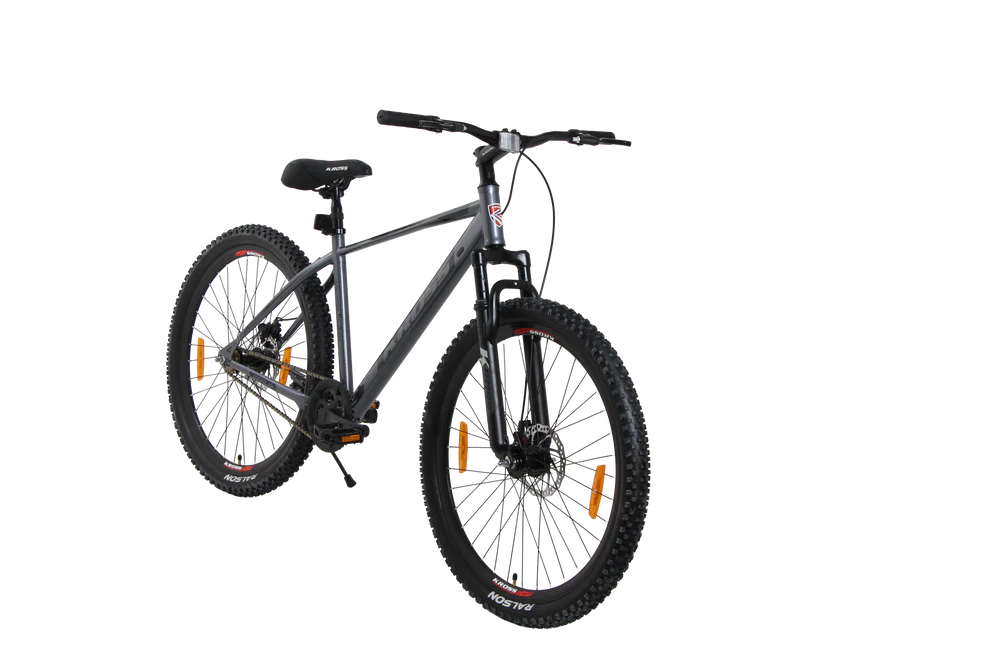 Berlin Kross 27.5T MTB – 27.5" Tyres, Suspension Fork, 21-Speed, Disc Brakes, Grey
